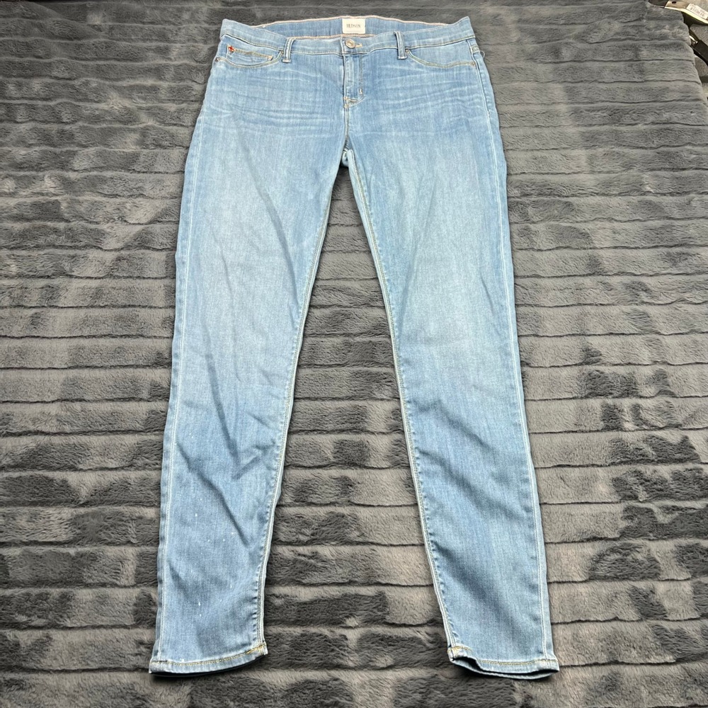 Hudson Krista Super Skinny Jeans Light Wash Blue Tencel Blend Size 31 WM407DLD